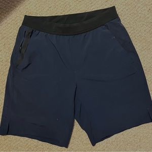 Ten Thousand Men’s Interval Shorts, Sz Med, 7” Inseam, Navy Blue, Built Spandex